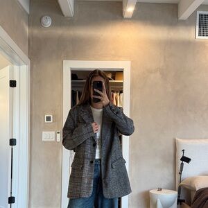 RD Style Oversized Two Tone Blazer